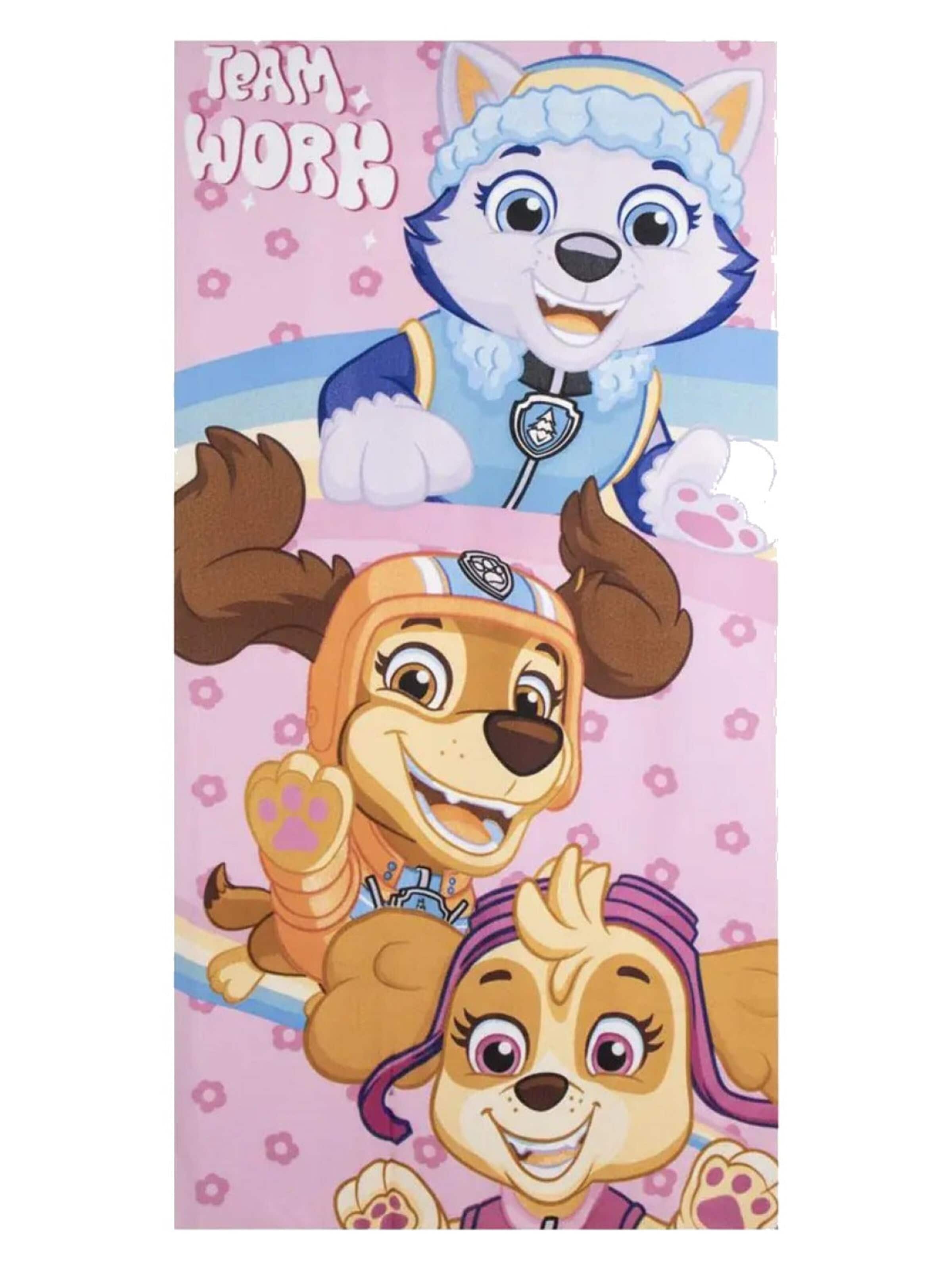 PAW Patrol Strandtuch‌‌‌‌‌‌‌‌‌‌ in Pink: Vorderseite