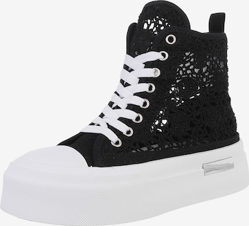 Ital-Design Sneaker in Schwarz: Vorderseite