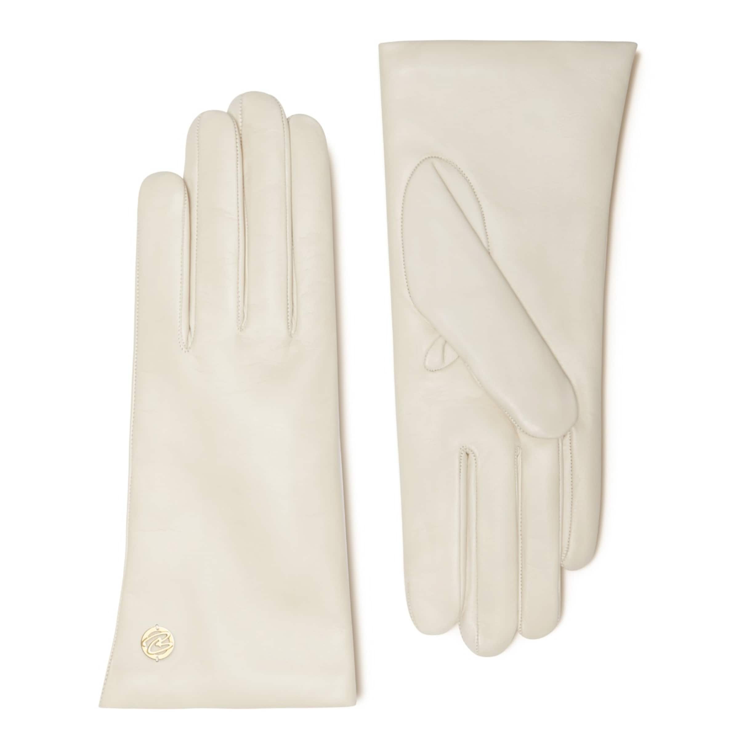 Isabel Bernard Fingerhandschuhe in Beige: Vorderseite