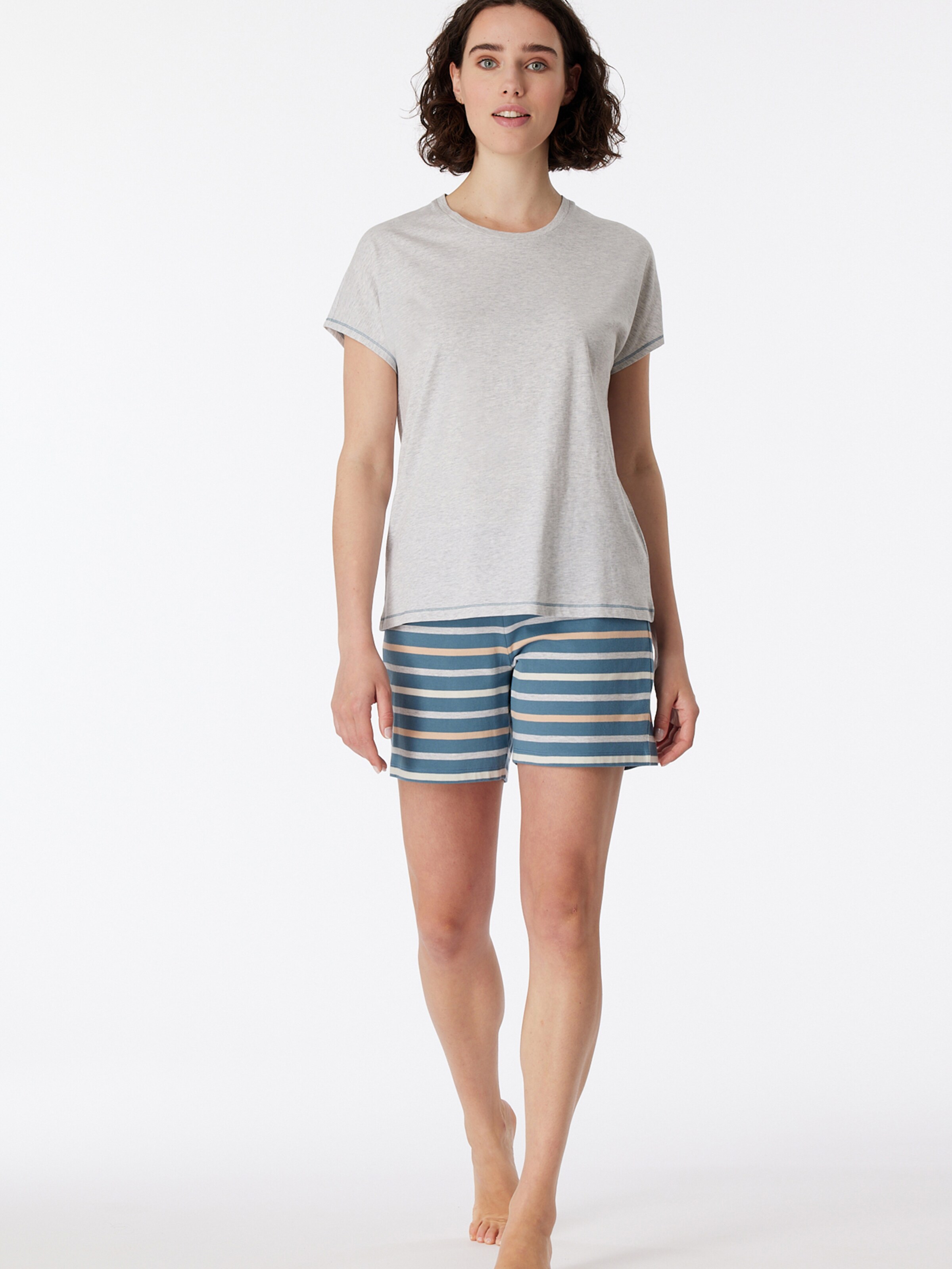 SCHIESSER Shorty 'Casual Essentials' in Blau