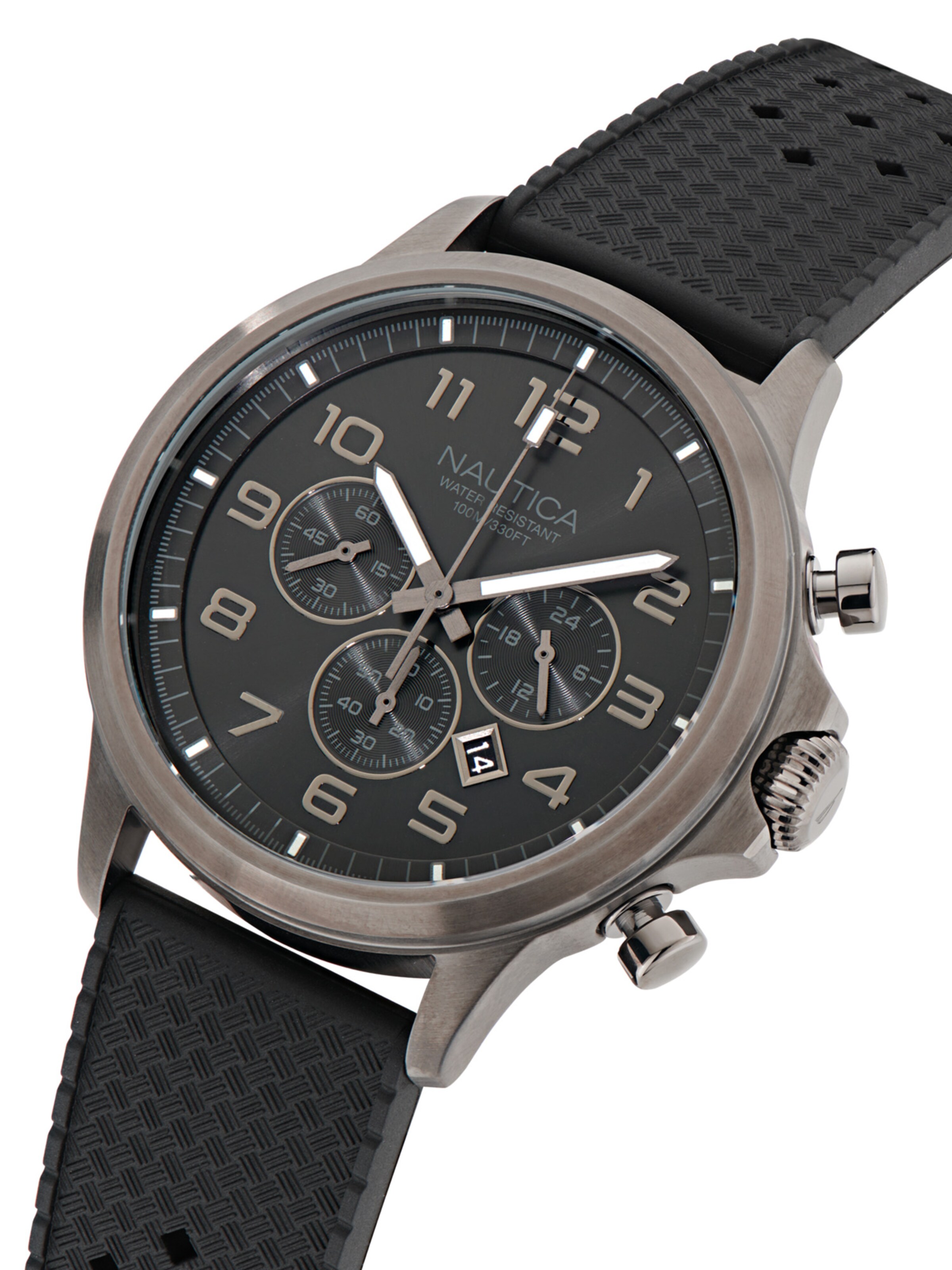 NAUTICA Analoguhr 'BLUEOCEAN' in Grau