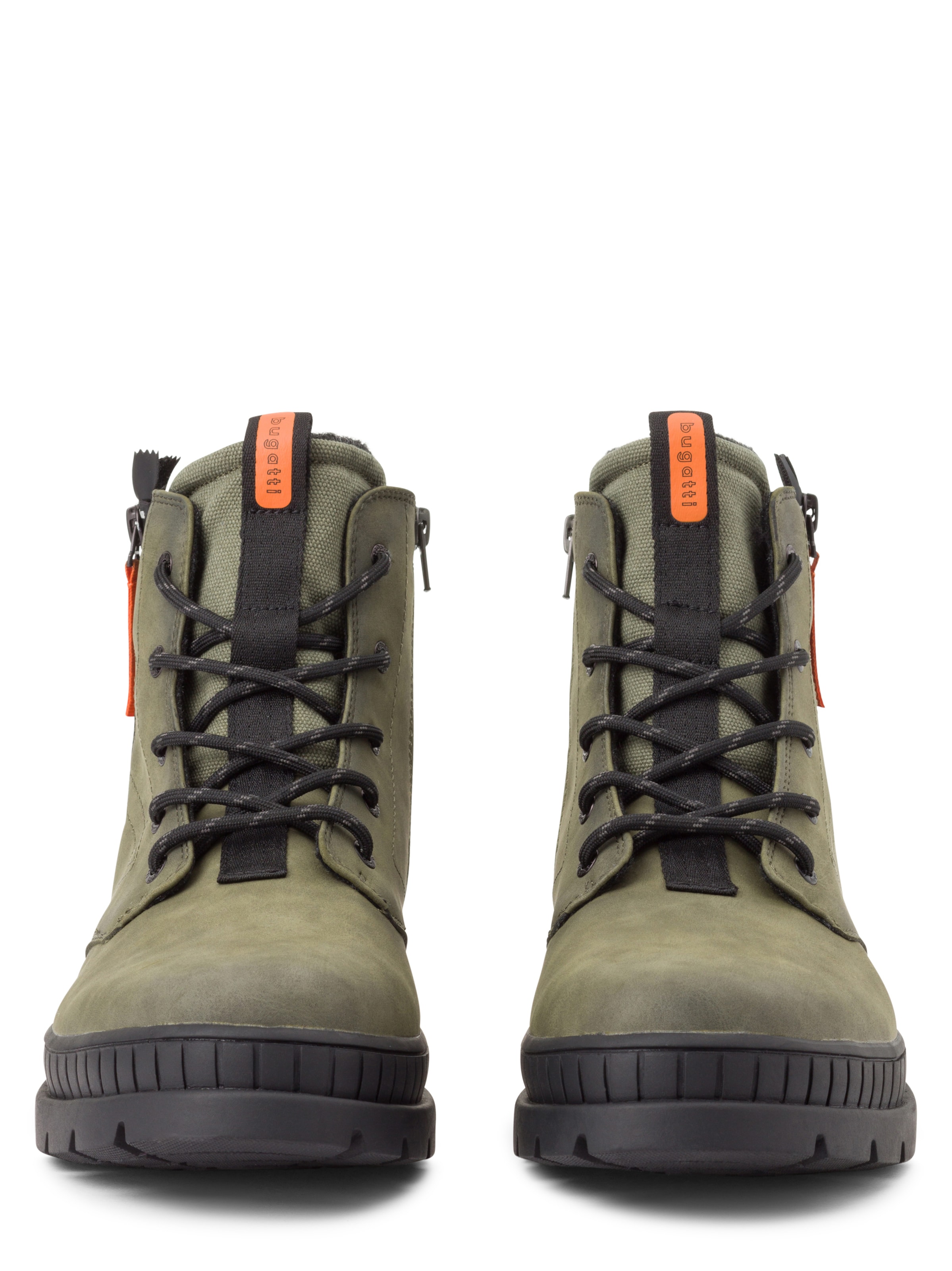 bugatti Lace-up boots 'Pallario' in Green