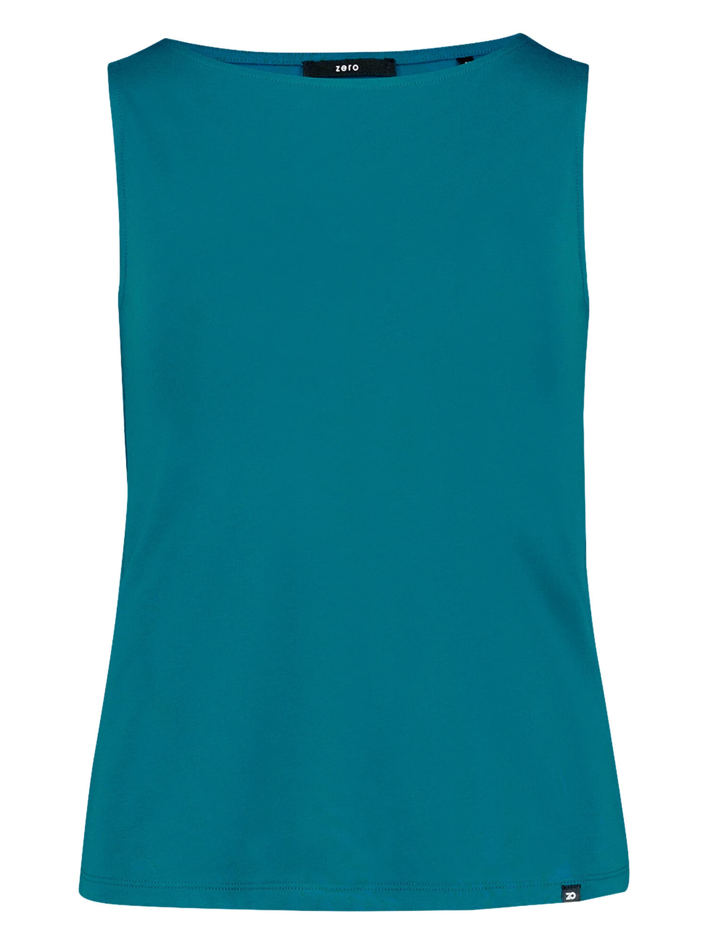 zero Top in Blue: front