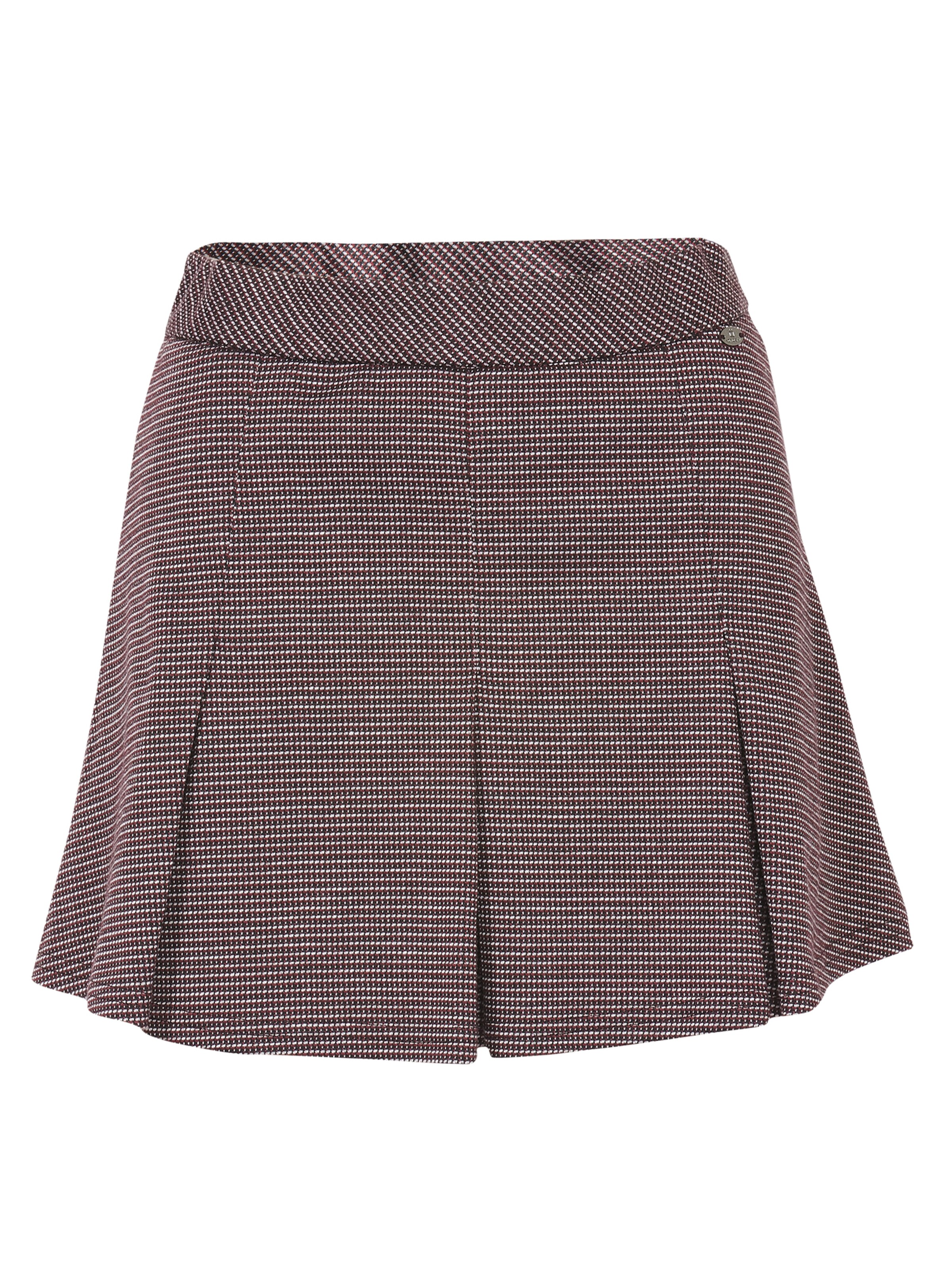 KOROSHI Sukňa - Hnedá: predná strana