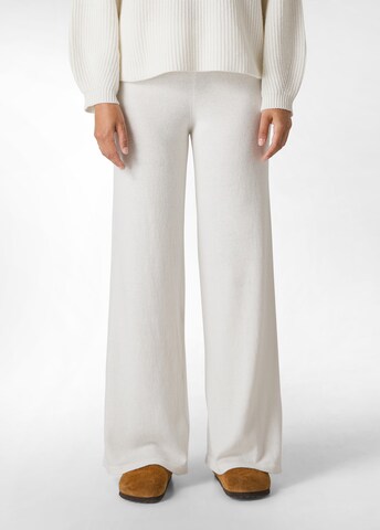 DEHA Wide leg Broek in Wit: voorkant