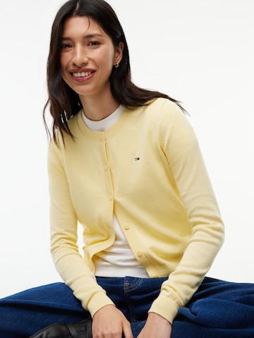 Tommy Jeans Kardigán 'ESSENTIAL' - Žltá