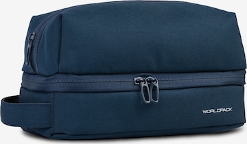 Nécessaire di Worldpack in blu: frontale