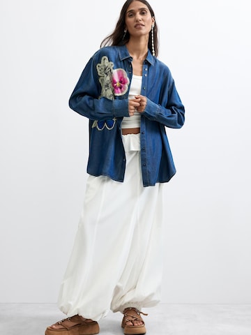 Desigual - Blusa en azul