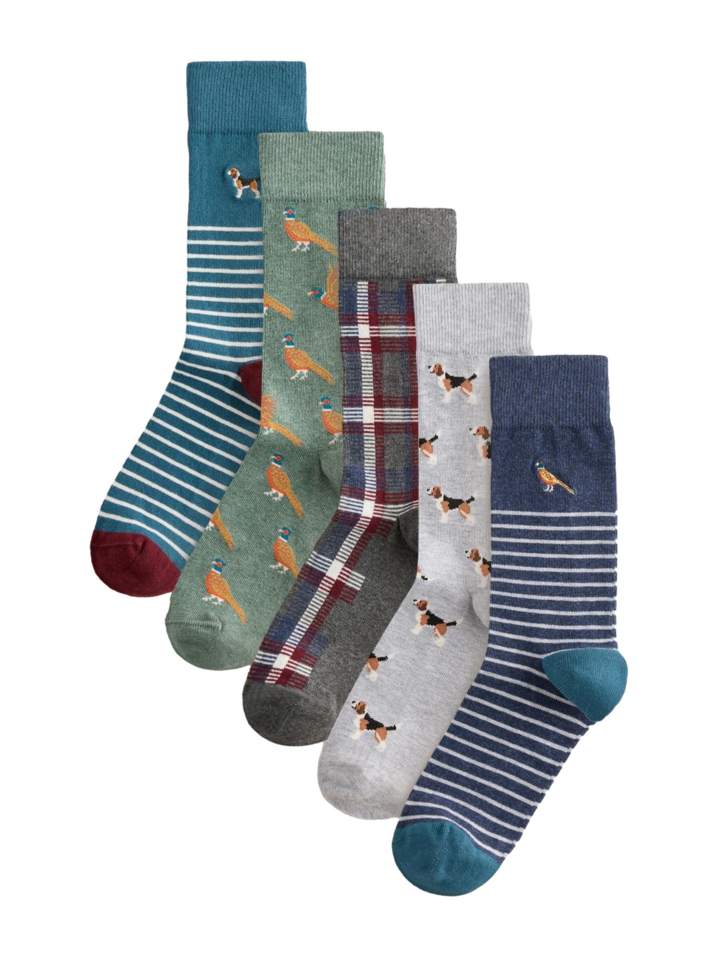 Next Socks in Mixed colours: front