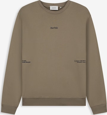 Sweat-shirt Pure Path en gris : devant