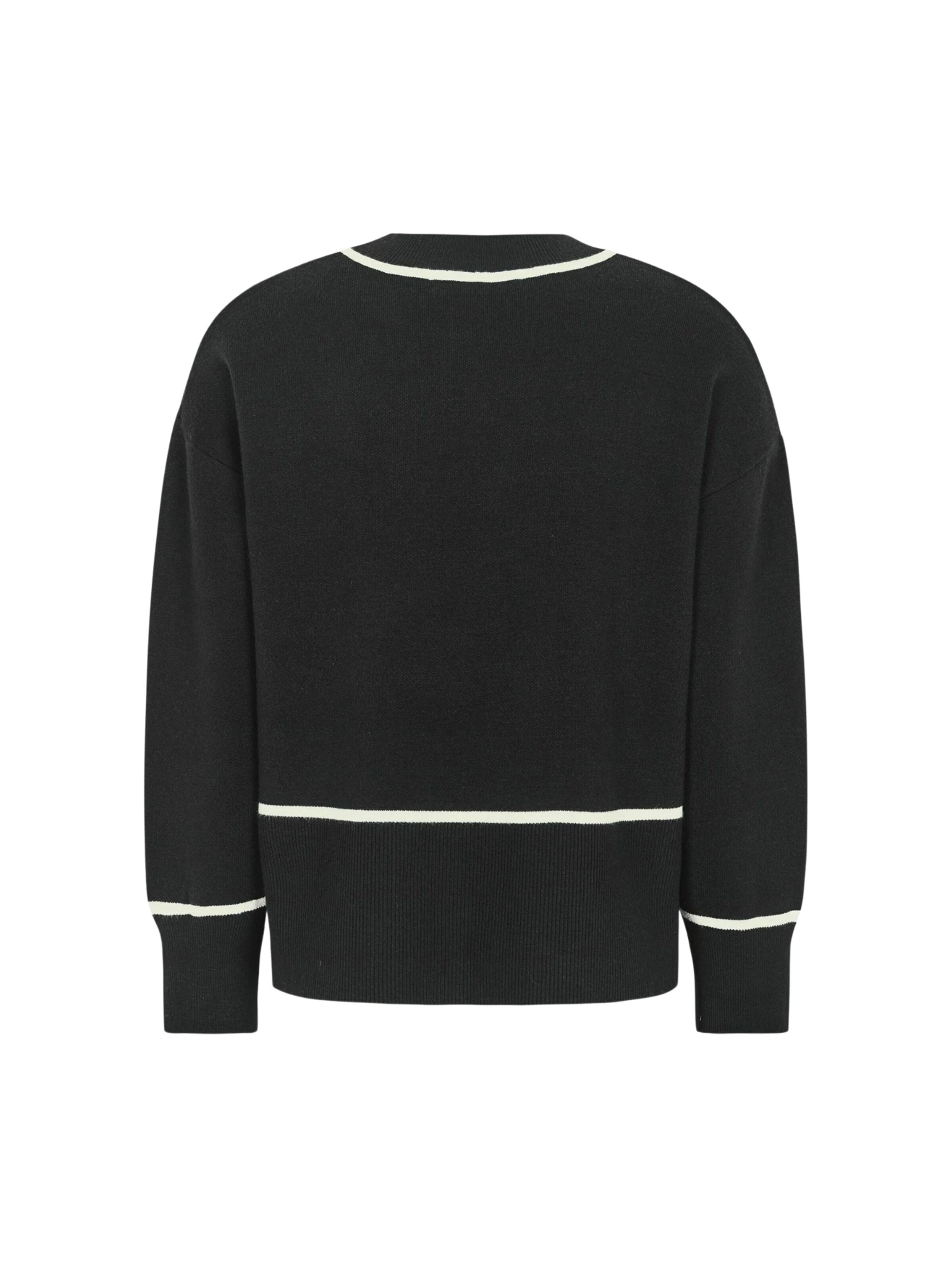 Soft Rebels Pullover 'SRFlora' i sort