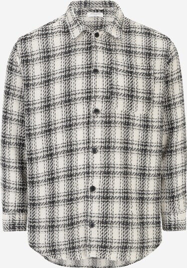 Jack & Jones Plus Button Up Shirt in Black / White, Item view