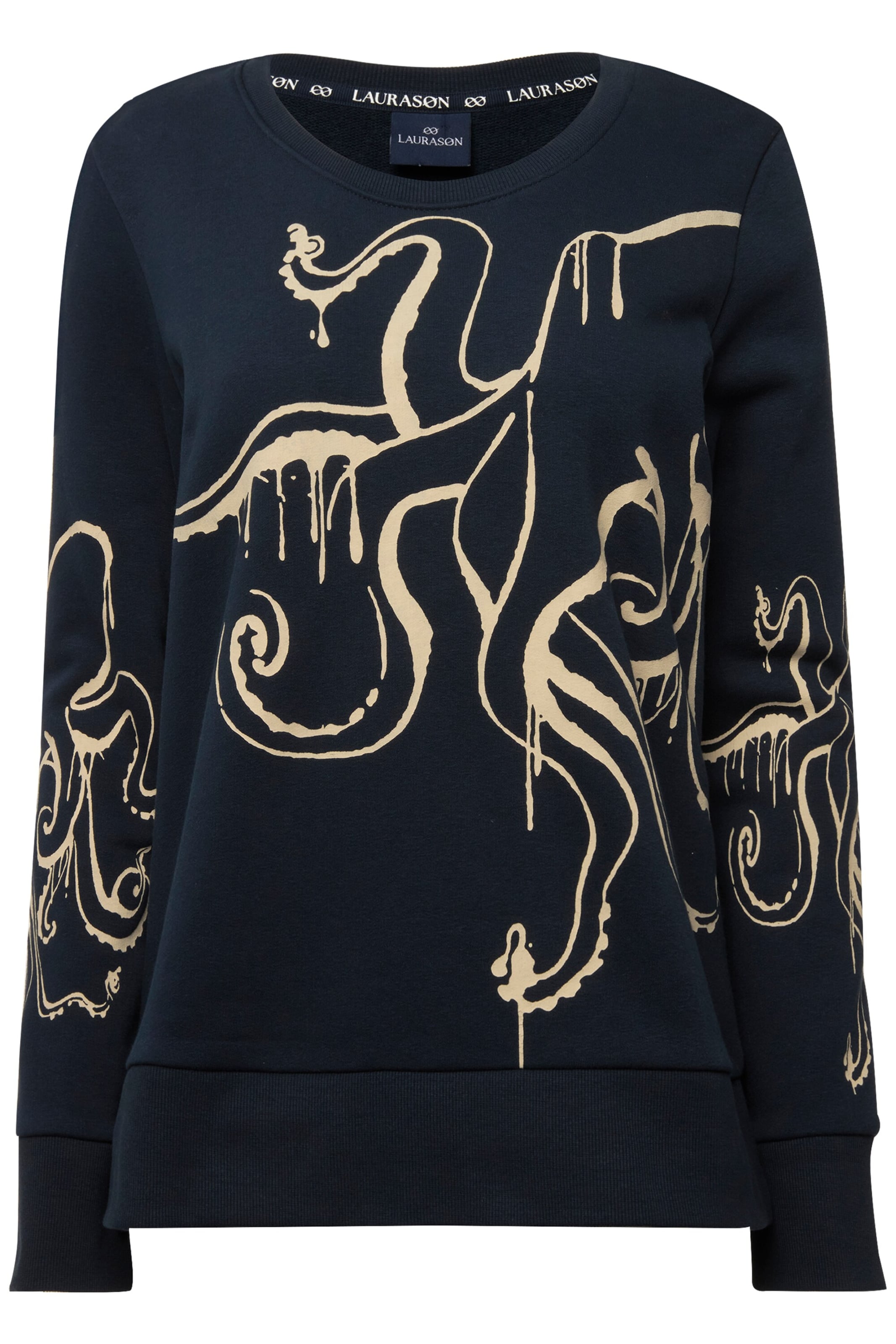 LAURASØN Sweatshirt in Blau: Vorderseite