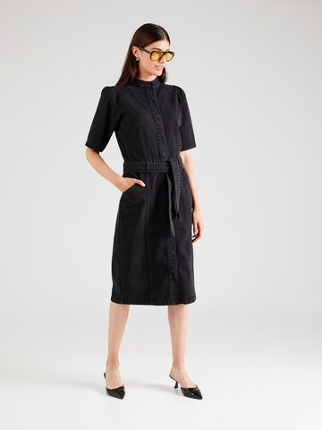 OBJECT - Vestido 'OBJYRGA' en negro: frente