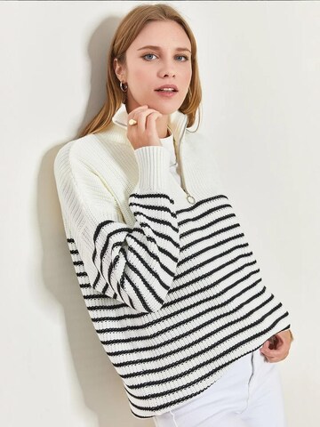 Pullover di Bianco Lucci in bianco: frontale