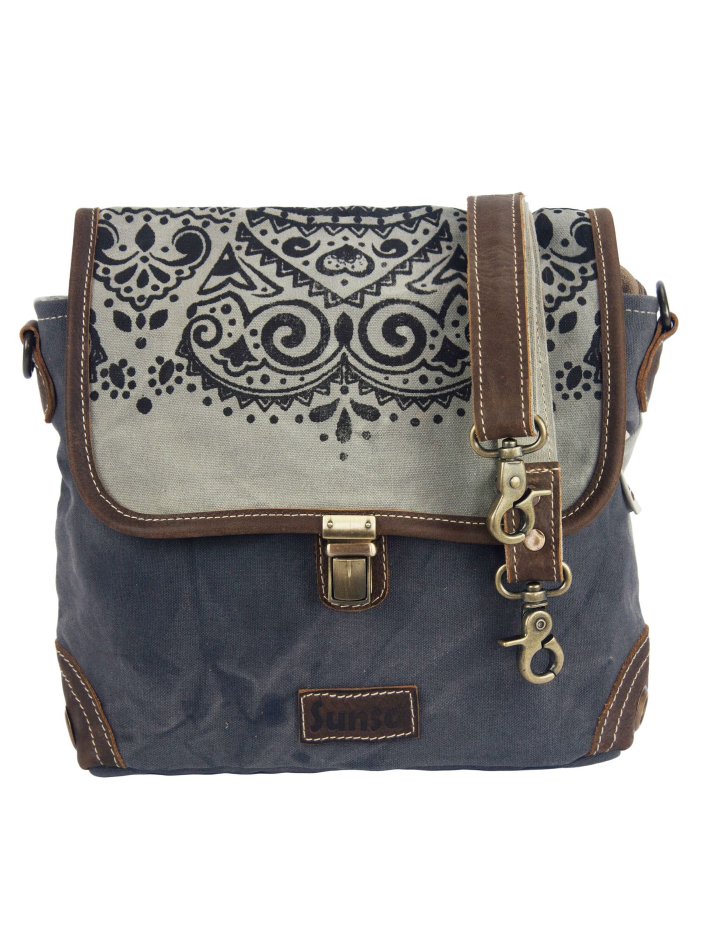 Sunsa Crossbody Bag 'Sunsa' in Grey: front