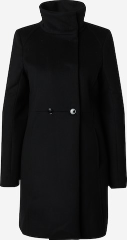 PATRIZIA PEPE Ανοιξιάτικο και φθινοπωρινό παλτό σε μαύρο: μπροστά
