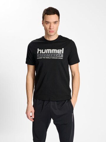T-Shirt fonctionnel 'Carson' Hummel en noir : devant