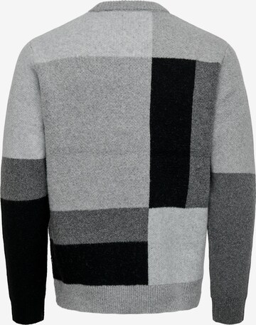 Only & Sons - Jersey 'TYLE' en gris