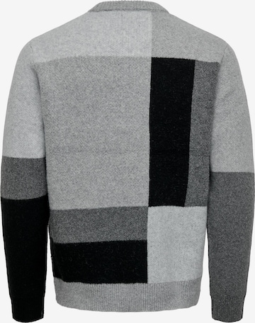 Pullover 'TYLE' di Only & Sons in grigio