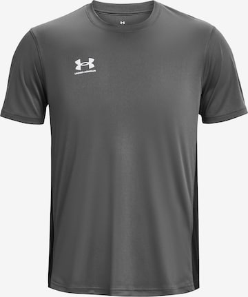 UNDER ARMOUR Funktionsshirt 'Challenger' in Grau: Vorderseite