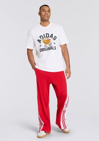 ADIDAS ORIGINALS Loose fit Pants in Red