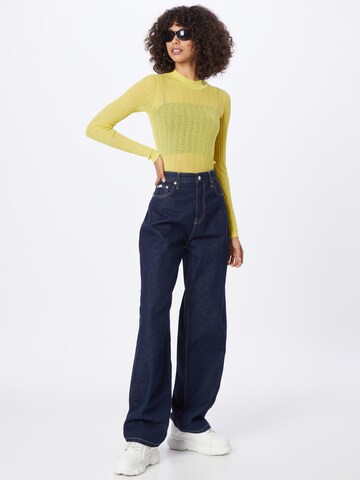 Calvin Klein Jeans Pullover in Gelb