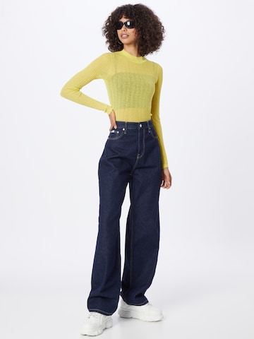 Pull-over Calvin Klein Jeans en jaune