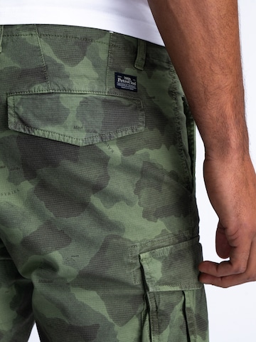 Regular Pantalon cargo Petrol Industries en vert