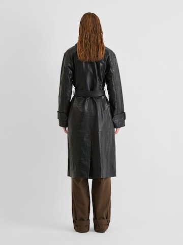 Manteau mi-saison ROUGE EDIT en noir