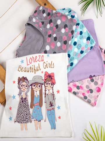 LOREZA Unterhemd 'Mädchen Unterhemden Joleen'‌‌‌‌‌ in Mischfarben