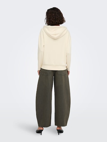 ONLY Sweatshirt 'ONLSCARLETT' in Beige