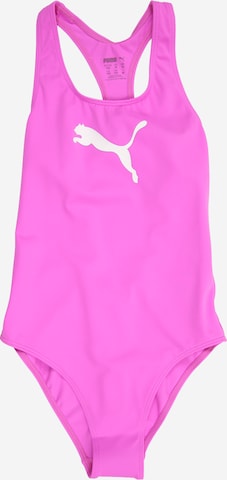PUMA Badeanzug in Lila: Vorderseite