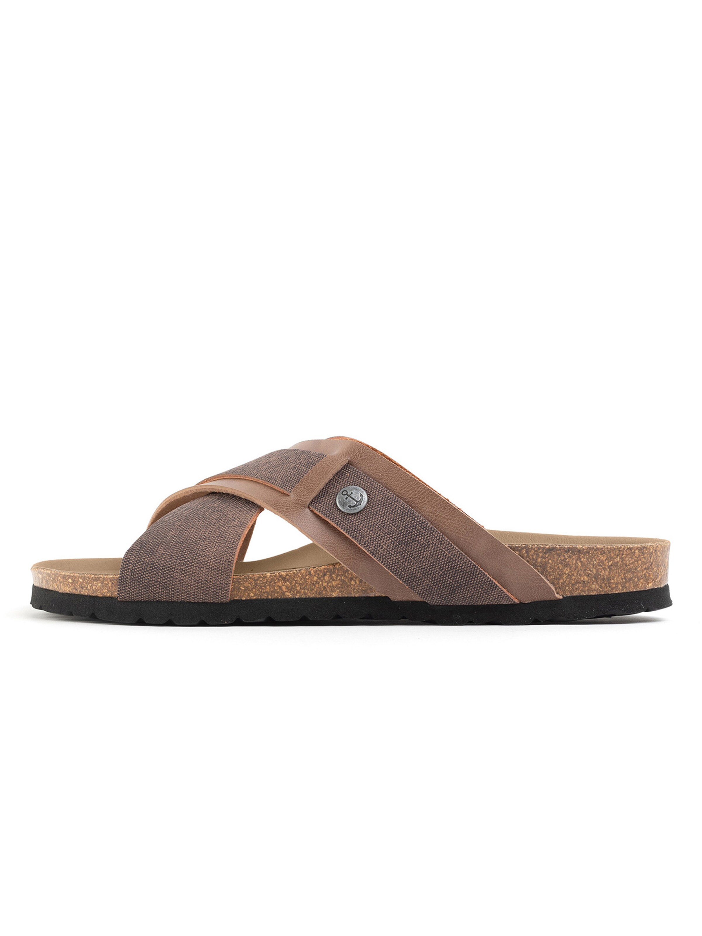 Bayton - Sapato aberto 'Gianni' em castanho: frente