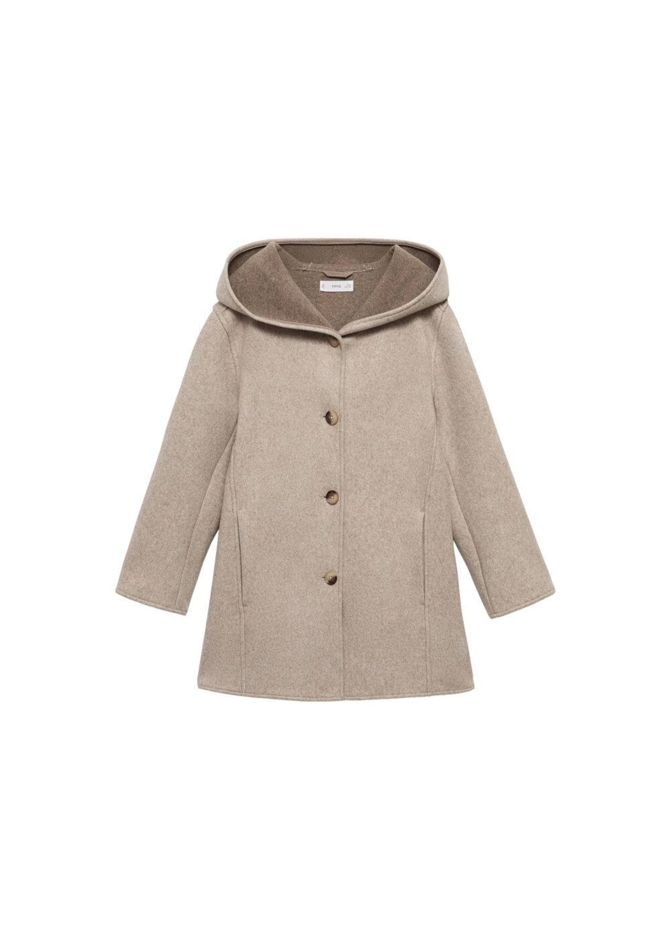 MANGO KIDS Coat 'Sandra' in Beige: front