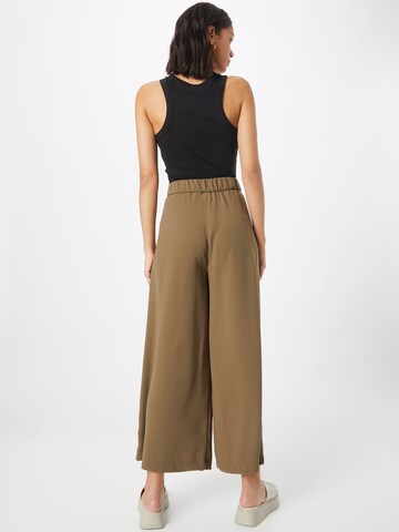 MAC Wide leg Broek 'Celina' in Groen