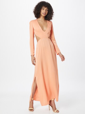 The Wolf Gang Evening Dress 'ISLE' in Orange: front