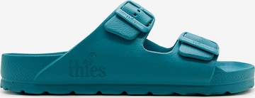 thies Mules in Blue: front