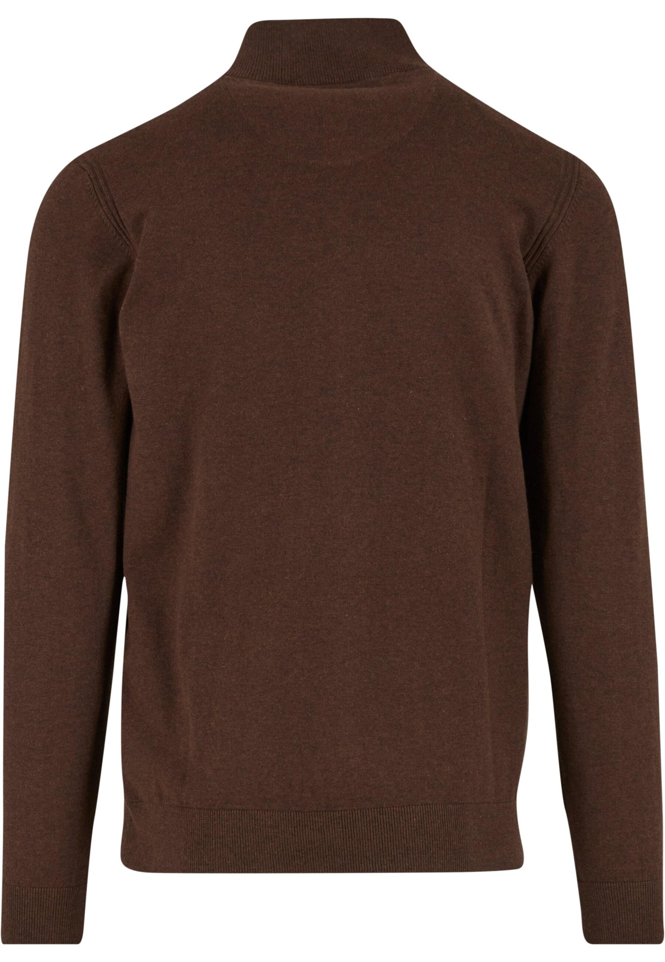 INDICODE JEANS Knit cardigan 'Tinos' in Brown