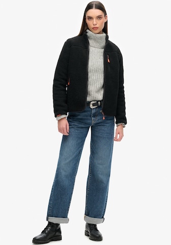 Veste en polaire Superdry en noir