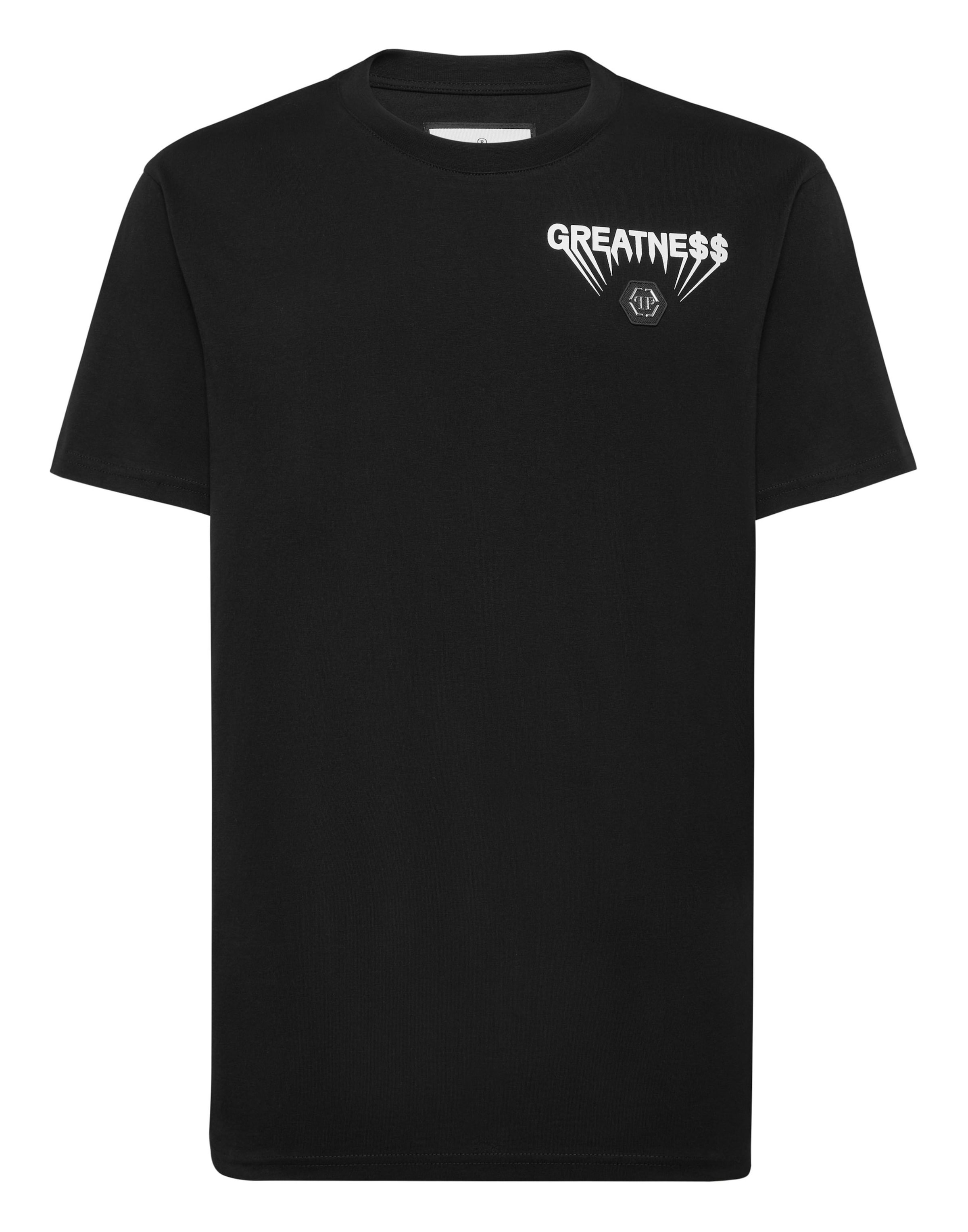 Philipp Plein Shirt 'Greatness' in Zwart: voorkant