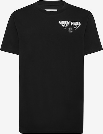 Philipp Plein Shirt 'Greatness' in Zwart: voorkant