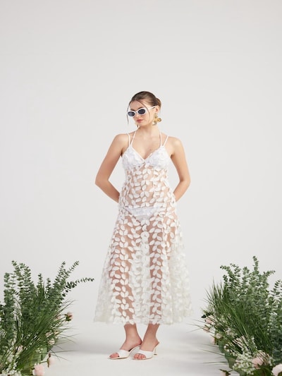 HOLLY LOLLY Robe en 40 en blanc, Vue avec produit