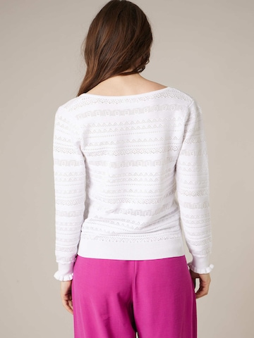 Pull-over 'Juna' Deeluxe en blanc