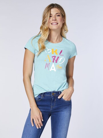 Oklahoma Jeans T-Shirt in Blau: predná strana