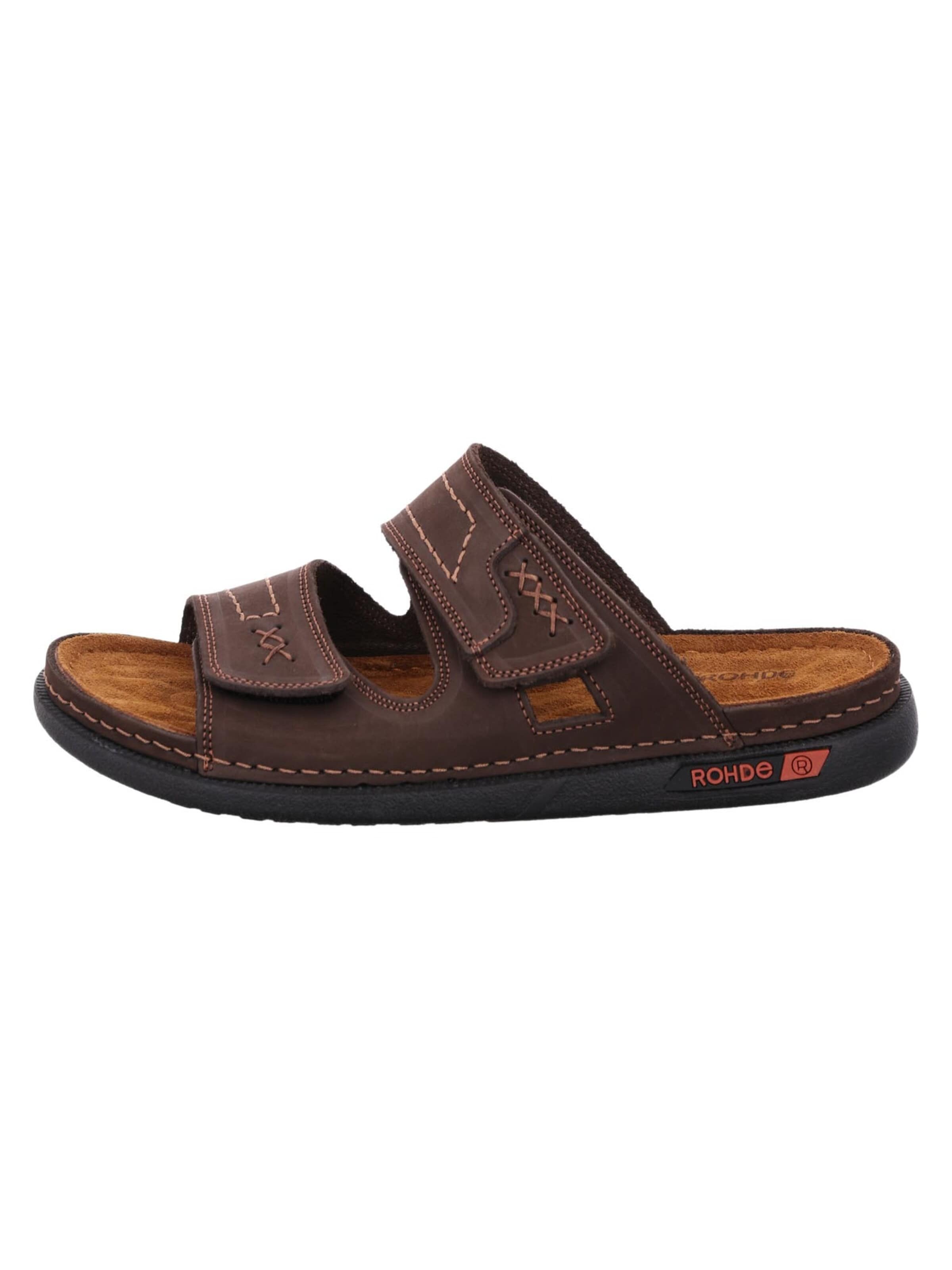 ROHDE Mules 'Cento' in Brown: front