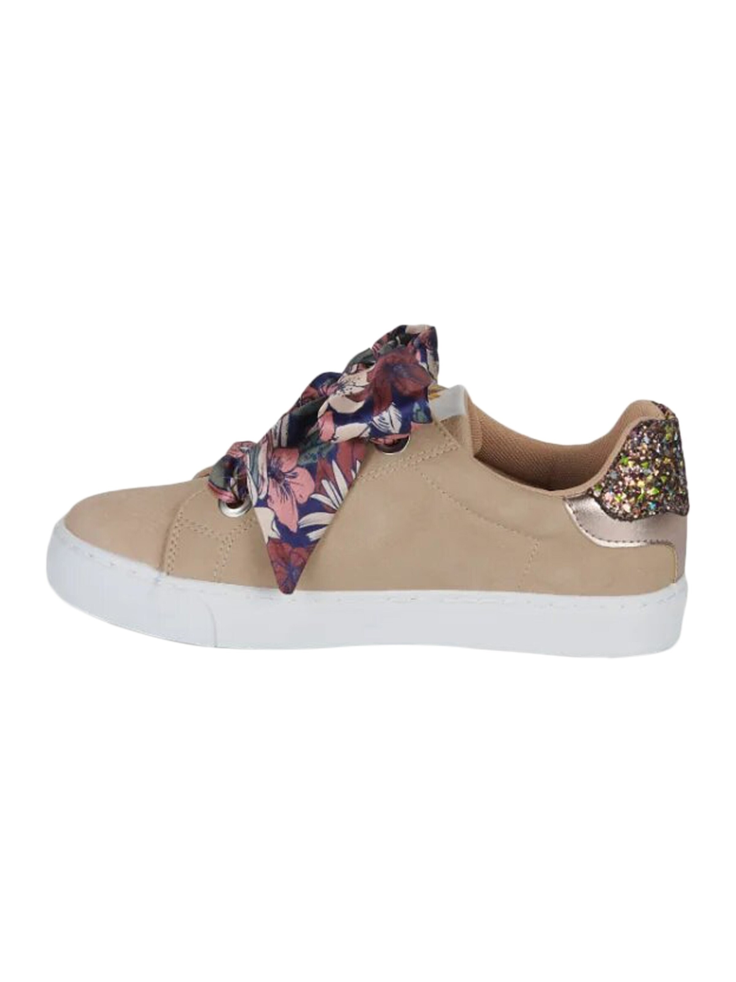 Kaporal - Calzado deportivo con cordones en beige: frente