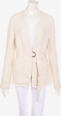 Marc O'Polo Pure Sweater & Cardigan in L in White: front