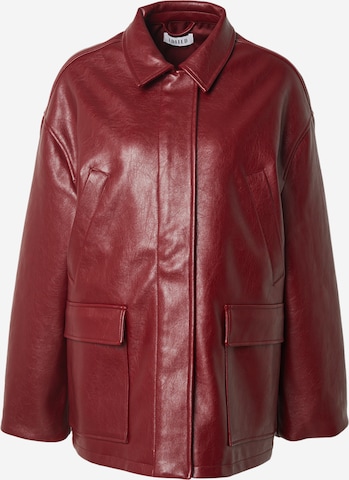 EDITED Välikausitakki 'Carin' värissä punainen: etupuoli