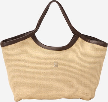 Cabas REPLAY en beige : devant